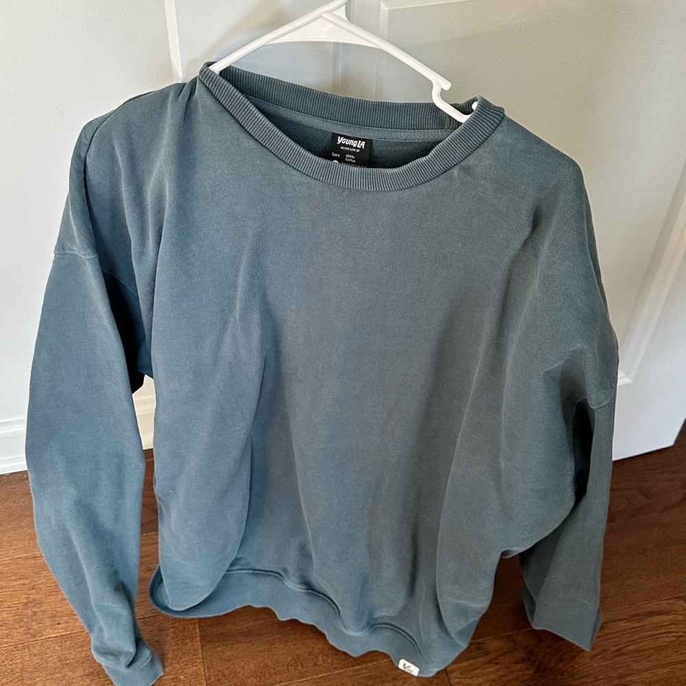 YOUNGLA GIN CREWNECK OVERSIZED SIZE LARGE